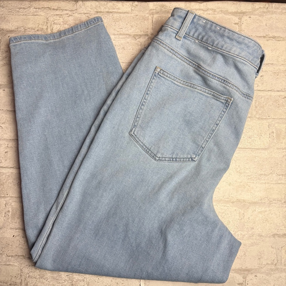 Talbots Women Relaxed Barrel Jeans Size 16 Carlina Wash Denim😍 - Picture 5 of 13